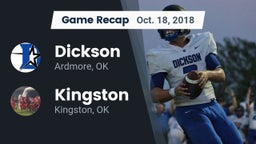 Recap: Dickson  vs. Kingston  2018