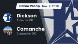 Recap: Dickson  vs. Comanche  2018