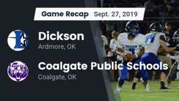 Recap: Dickson  vs. Coalgate Public Schools 2019