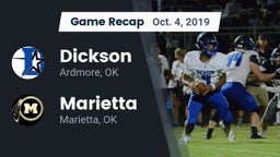 Recap: Dickson  vs. Marietta  2019