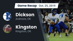 Recap: Dickson  vs. Kingston  2019