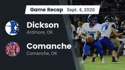 Recap: Dickson  vs. Comanche  2020