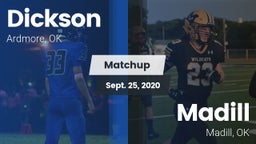Matchup: Dickson  vs. Madill  2020
