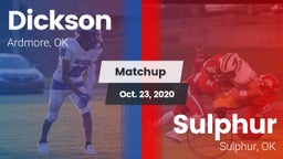 Matchup: Dickson  vs. Sulphur  2020