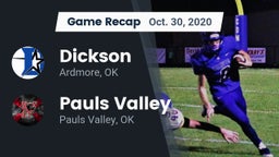 Recap: Dickson  vs. Pauls Valley  2020