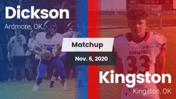 Matchup: Dickson  vs. Kingston  2020