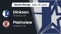 Recap: Dickson  vs. Plainview  2023