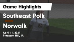 Southeast Polk  vs Norwalk  Game Highlights - April 11, 2024