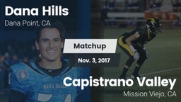 Matchup: Dana Hills High vs. Capistrano Valley  2017