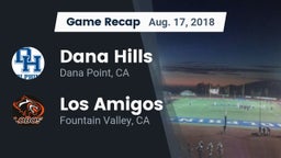 Recap: Dana Hills  vs. Los Amigos  2018