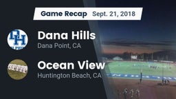 Recap: Dana Hills  vs. Ocean View  2018