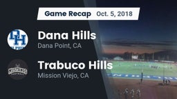 Recap: Dana Hills  vs. Trabuco Hills  2018