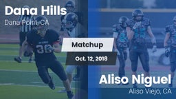 Matchup: Dana Hills High vs. Aliso Niguel  2018