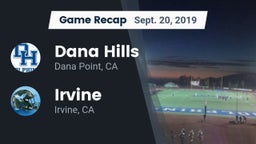 Recap: Dana Hills  vs. Irvine  2019