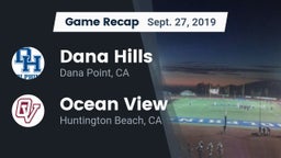 Recap: Dana Hills  vs. Ocean View  2019