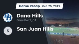 Recap: Dana Hills  vs. San Juan Hills 2019