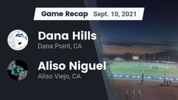 Recap: Dana Hills  vs. Aliso Niguel  2021