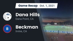 Recap: Dana Hills  vs. Beckman  2021