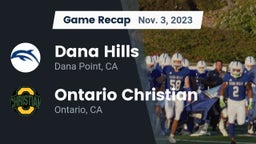 Recap: Dana Hills  vs. Ontario Christian  2023
