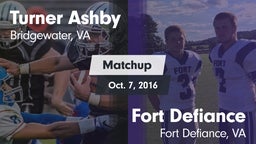 Matchup: Turner Ashby vs. Fort Defiance  2016