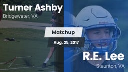 Matchup: Turner Ashby vs. R.E. Lee  2017