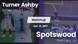 Matchup: Turner Ashby vs. Spotswood  2017