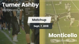 Matchup: Turner Ashby vs. Monticello  2018