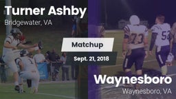 Matchup: Turner Ashby vs. Waynesboro  2018