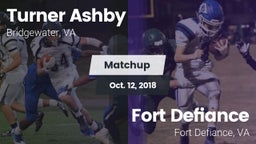 Matchup: Turner Ashby vs. Fort Defiance  2018