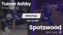 Matchup: Turner Ashby vs. Spotswood  2018