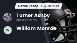 Recap: Turner Ashby  vs. William Monroe 2019