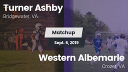 Matchup: Turner Ashby vs. Western Albemarle  2019