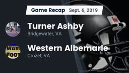 Recap: Turner Ashby  vs. Western Albemarle  2019