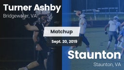 Matchup: Turner Ashby vs. Staunton  2019
