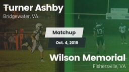 Matchup: Turner Ashby vs. Wilson Memorial  2019