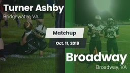 Matchup: Turner Ashby vs. Broadway  2019