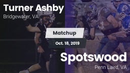Matchup: Turner Ashby vs. Spotswood  2019