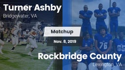 Matchup: Turner Ashby vs. Rockbridge County  2019