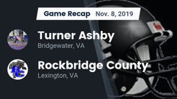 Recap: Turner Ashby  vs. Rockbridge County  2019
