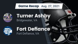 Recap: Turner Ashby  vs. Fort Defiance  2021