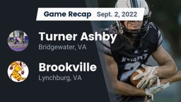 Recap: Turner Ashby  vs. Brookville  2022