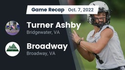 Recap: Turner Ashby  vs. Broadway  2022