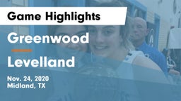 Greenwood   vs Levelland  Game Highlights - Nov. 24, 2020