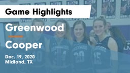 Greenwood   vs Cooper  Game Highlights - Dec. 19, 2020