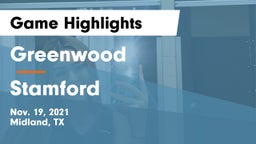 Greenwood   vs Stamford Game Highlights - Nov. 19, 2021