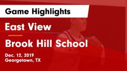 East View  vs Brook Hill School Game Highlights - Dec. 12, 2019