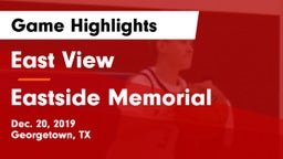 East View  vs Eastside Memorial  Game Highlights - Dec. 20, 2019