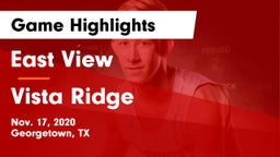 East View  vs Vista Ridge  Game Highlights - Nov. 17, 2020