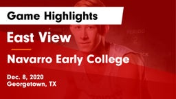 East View  vs Navarro Early College  Game Highlights - Dec. 8, 2020