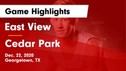 East View  vs Cedar Park  Game Highlights - Dec. 22, 2020